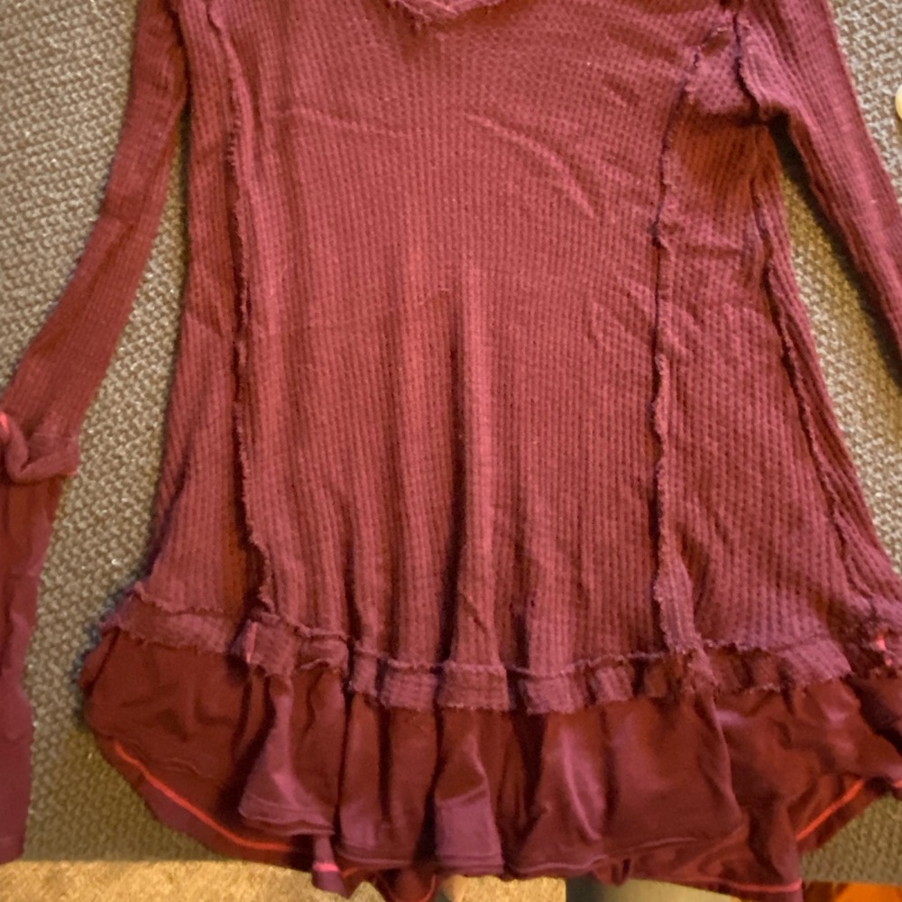 Free People Long Sleeve Tunic Top